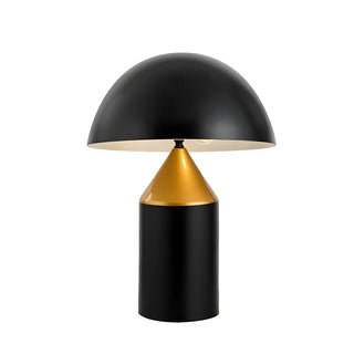 Modern Black Dome Geometric Metal Bedroom Table Lamp Zawala Image - 17