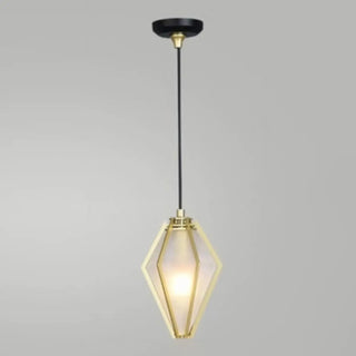 ZOWALA - Modern Geometric Green Glass Dining Room Pendant Lights Set Image - 20