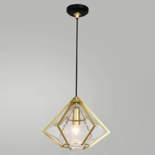 ZOWALA - Modern Geometric Green Glass Dining Room Pendant Lights Set Image - 6