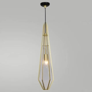 ZOWALA - Modern Geometric Green Glass Dining Room Pendant Lights Set Image - 7
