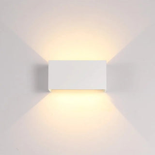 Waterproof Black Square Up Down Outdoor Wall Sconce Zawala Image - 8