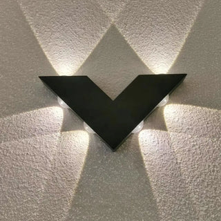 Waterproof V-Shaped Outdoor Up Down Wall Sconce Zawala Image - 8