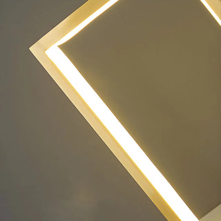 Minimalist Rectangular Metal Frame Bedroom Table Lamp Zawala Image - 12