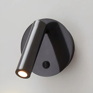 Round Base Cylinder Rotating Reading Bedside Wall Light Zawala Image - 12