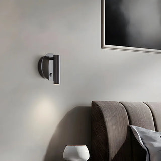 Round Base Cylinder Rotating Reading Bedside Wall Light Zawala Image - 6