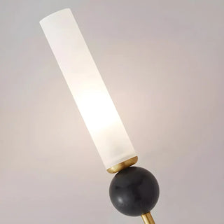 ZOWALA - Modern Metal Up Stone Cylinder Wall Light Image - 10