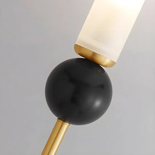 ZOWALA - Modern Metal Up Stone Cylinder Wall Light Image - 8