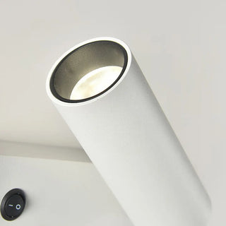 Modern Adjustable Cylinder Bedroom LED Wall Sconce Image - 12