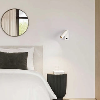 Modern Adjustable Cylinder Bedroom LED Wall Sconce Image - 3