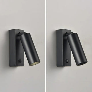 Modern Adjustable Cylinder Bedroom LED Wall Sconce Image - 7