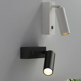 Modern Adjustable Cylinder Bedroom LED Wall Sconce Image - 8