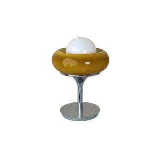 Modern Cup Shade Dome Glass Bedroom Decor Table Lamp Zawala Image - 6
