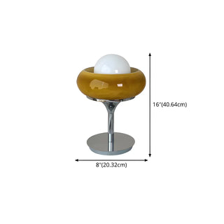 Modern Cup Shade Dome Glass Bedroom Decor Table Lamp Zawala #size