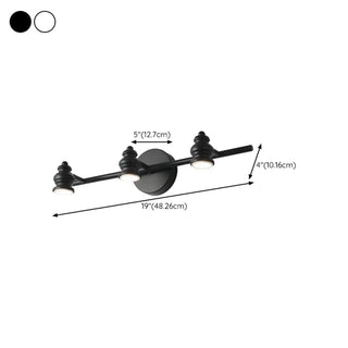 Traditional White 4-Light Bathroom Light Vanity Fixture  Zawala Image - 16