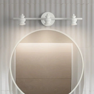 Traditional White 4-Light Bathroom Light Vanity Fixture  Zawala Image - 2