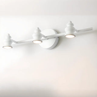 Traditional White 4-Light Bathroom Light Vanity Fixture  Zawala Image - 7