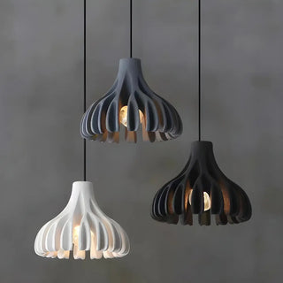 Modern Colorful Dome Resin Pendant Light Dining Room Zawala Image - 13