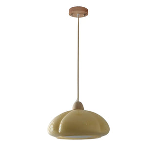 ZOWALA - Modern Mini Orange Glass Dome Dining Room Pendant Light Image - 10