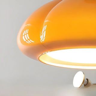 ZOWALA - Modern Mini Orange Glass Dome Dining Room Pendant Light Image - 11