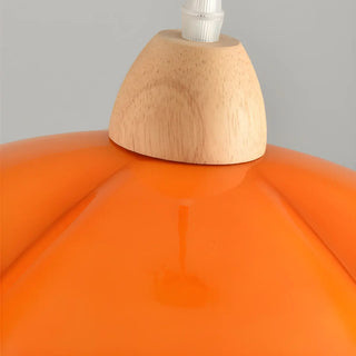 ZOWALA - Modern Mini Orange Glass Dome Dining Room Pendant Light Image - 13