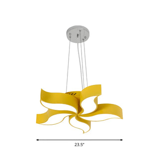 ZOWALA - Modern Multicolor Spiral Metal Bauhinia Ceiling Light