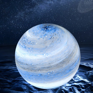 ZOWALA - Modern Globe Glass Table Lamp Night Decor Image - 10