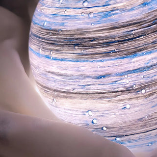 ZOWALA - Modern Globe Glass Table Lamp Night Decor Image - 12