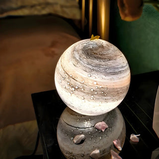 ZOWALA - Modern Globe Glass Table Lamp Night Decor Image - 8