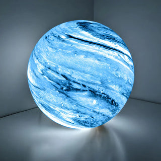 ZOWALA - Modern Globe Glass Table Lamp Night Decor Image - 9