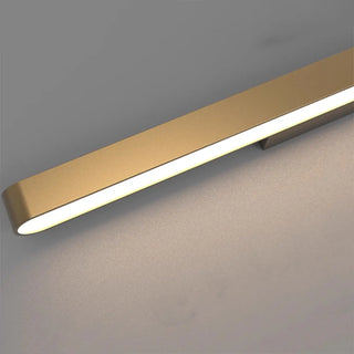 ZOWALA - Modern Rectangular Gold Bathroom Vanity LED Light Image - 12