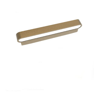 ZOWALA - Modern Rectangular Gold Bathroom Vanity LED Light Image - 5