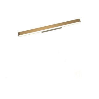 ZOWALA - Modern Rectangular Gold Bathroom Vanity LED Light Image - 7
