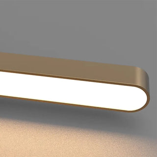 ZOWALA - Modern Rectangular Gold Bathroom Vanity LED Light Image - 10