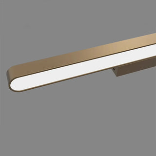 ZOWALA - Modern Rectangular Gold Bathroom Vanity LED Light Image - 11