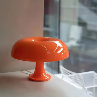 Modern Orange Mushroom Dome Shape Decor Table Lamp Zawala Image - 4