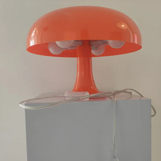 Modern Orange Mushroom Dome Shape Decor Table Lamp Zawala Image - 7