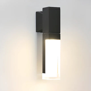 Modern Waterproof Rectangular Outdoor Wall Sconce Zawala Image - 7