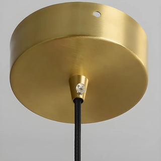 ZOWALA - Contemporary Alabaster Oval Living Room Pendant Light Image - 11