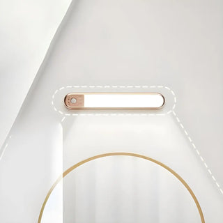 Modern LED Oval Metal Bathroom Mirror Vanity Light Zawala Image - 2