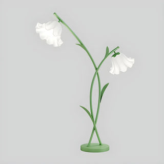 Modern 2-Light Pink Petal LED Metal Floor Lamp Zawala Image - 10