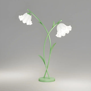Modern 2-Light Pink Petal LED Metal Floor Lamp Zawala Image - 11