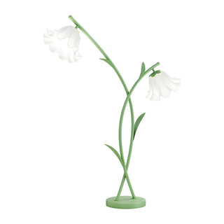 Modern 2-Light Pink Petal LED Metal Floor Lamp Zawala Image - 17