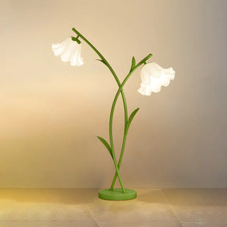 Modern 2-Light Pink Petal LED Metal Floor Lamp Zawala Image - 6