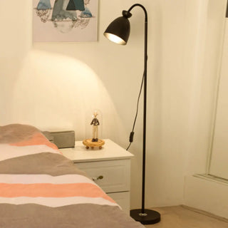 ZOWALA - Modern Pink Metal Conical Floor Lamp Image - 2