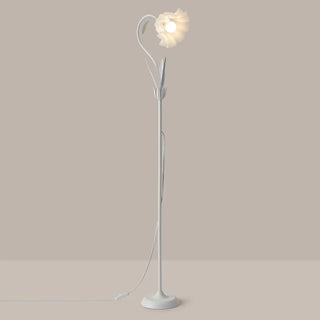 ZOWALA - Modern Fresh Pink Floral Metal LED Floor Lamp Image - 11