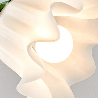 ZOWALA - Modern Fresh Pink Floral Metal LED Floor Lamp Image - 9