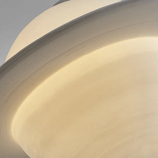 ZOWALA - Modern Plastic White Planet Hanging Light Image - 10