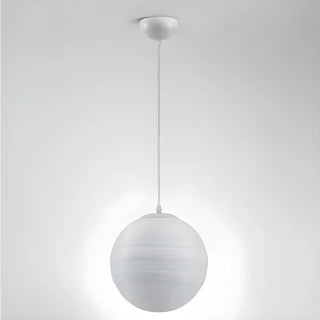 ZOWALA - Modern Plastic White Planet Hanging Light Image - 7