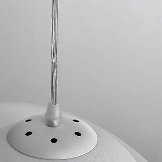 ZOWALA - Modern Plastic White Planet Hanging Light Image - 9