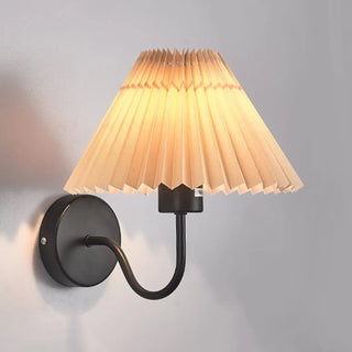 Bedroom Modern White Cone Shade Vanity Light Fixture Zawala Image - 10